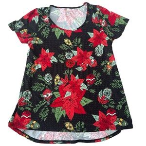 LuLaRoe Holiday Classic Tee - leggings material